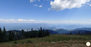 View from Schweitzer Mountain, Idaho