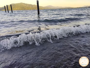 Mini waves in Lake Pen d'Orielle