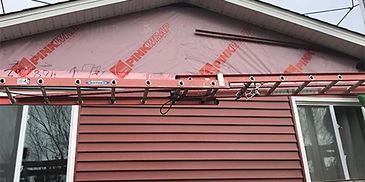 Siding Installation Process in Northwest MN Suburbs
Bold red siding for enhanced curb appeal.