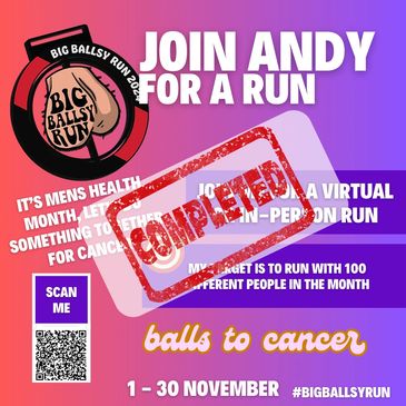 ultra runner Andy Hood runs for cancer charity the robin cancer trust