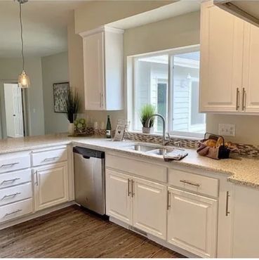 light and bright cabinetry