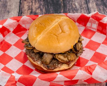 Mushroom Swiss Burger