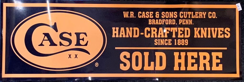 Case magnetic sign 8” x 24” 
