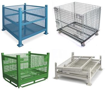 Wire mesh container styles.