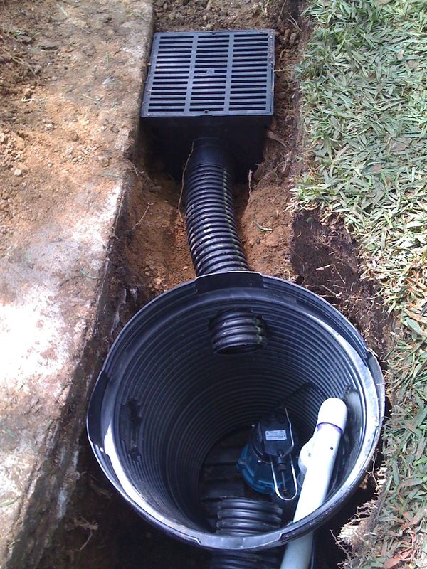 French Drain Installation helps protect your valuable home and landscape.Plano, Texas.
