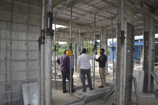 Aluminum Formwork Mock up at our Manufacturing Unit | Vipaluform | Hyderabad | India.