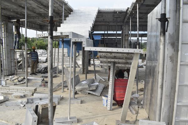 Aluminium Formwork Staircase Mockup in Hyderabad, India | Formwork Staircase | VIPALUFORM | Aluminiu