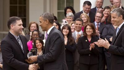 2013 National Teacher of the Year Recieves Award from Obama in Great Teachers by Kevin P. Bartram