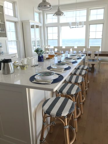 LBI Sandcastle, Oceanfront kitchen, beachhouse, vacation rental, Holgate Beach NJ, near Beach Haven