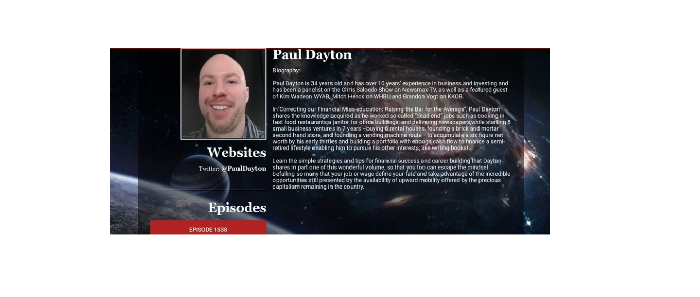 Paul Dayton Caravan 
to Midnight episode 1538