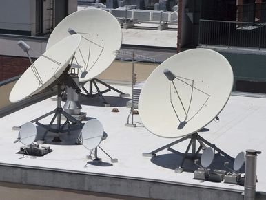 Rooftop Satellite farm J and S broadcast Engineer Services