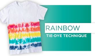 Boost your mood and your wardrobe with rainbow tie dye! Brighten things up with bold color.
