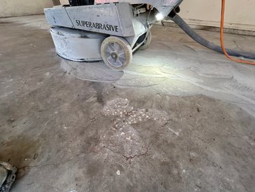Grinding concrete to reach the proper CSP Concrete Surface Profile!