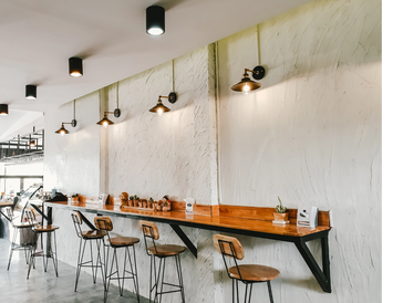 cafeteria dining area