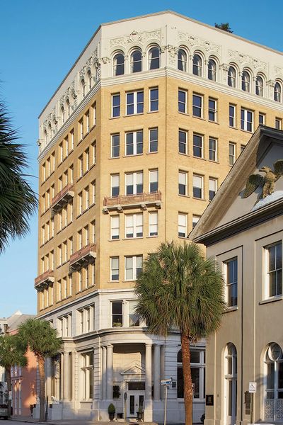 Peoples Building Charleston 8 floors skyscraper yellow Miami brick penthouse zucker dinner party wea