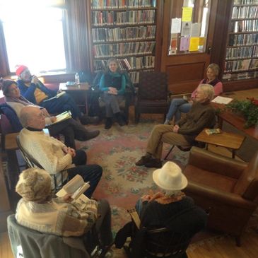 Monthly Book Group discussions.