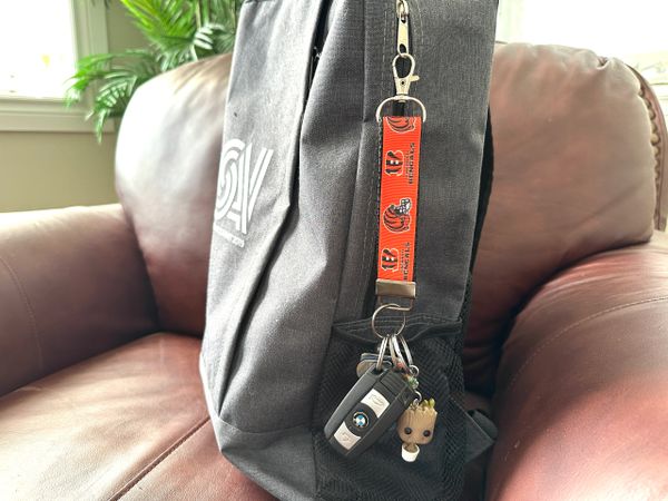 sports keychain, nfl cincinnati bengals