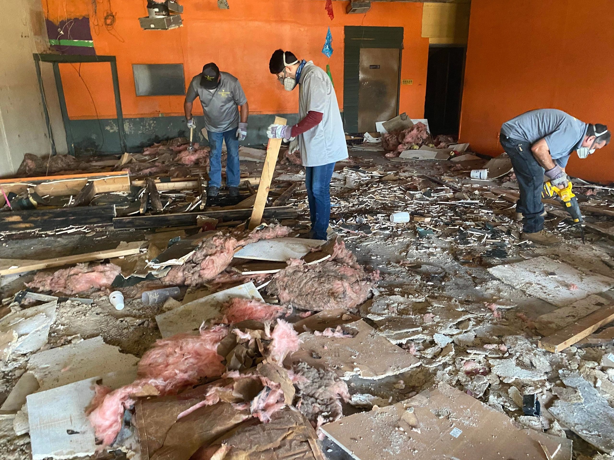 Construction Debris removal in Azle TX