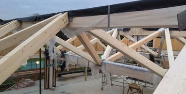 Glulam installation