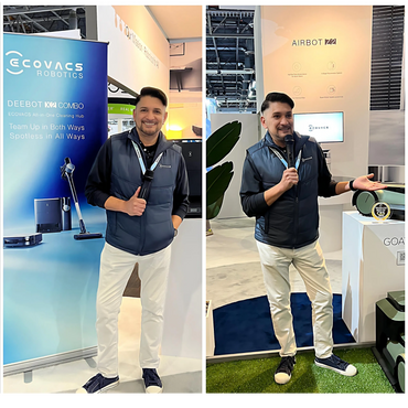 Ty Izquierdo at CES with Ecovacs