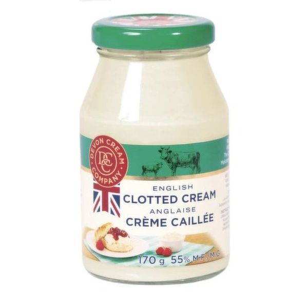 A jar of Devon Cream Company's English Clotted Cream.