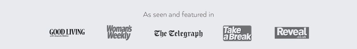 companies we work with, Good Living, Woman's Weekly, Take a Break & The Telegraph
