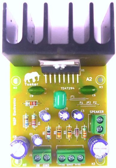 tda7294 mono amplifier board with heatsink