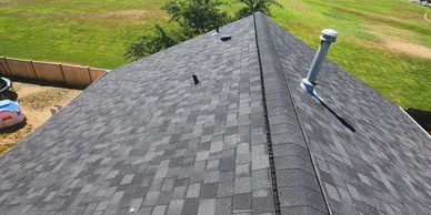 Dark gray roof