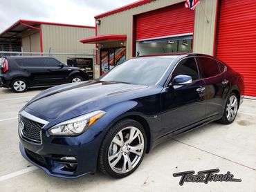 Infiniti window tint and paint protection film in Houston