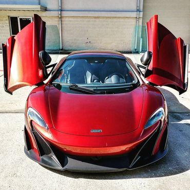 McLaren window tint and paint protection film in Houston. 