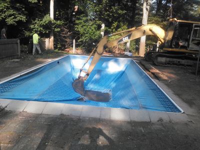 Swimming pool removal