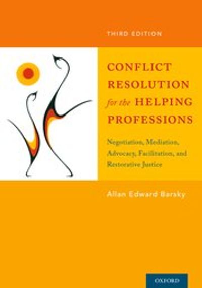 Conflict Resolution Textbook by Allan Barsky, published by Oxford University Press.