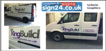 Van signs and graphics