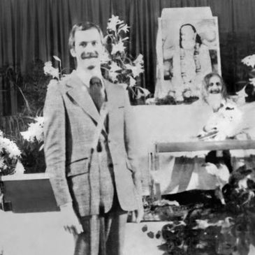 John with Maharishi Mahesh Yogi