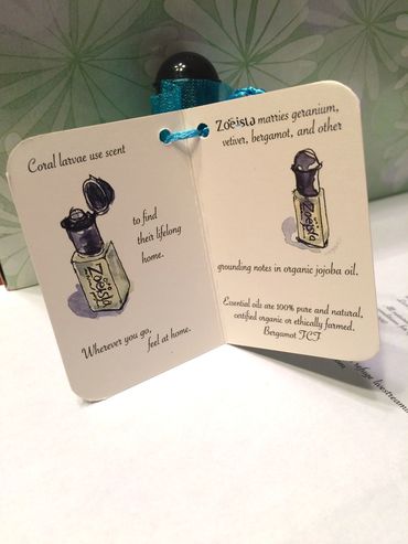 Organic Essential oil perfume. All natural ingredients  Bergamot, vetiver, geranium