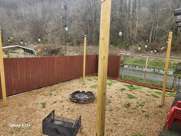Fire Pit Area Cottage 2
