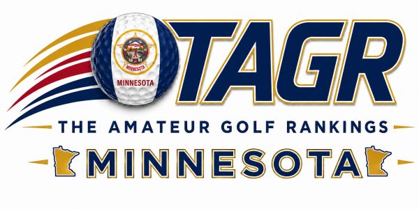 Logo for Minnesota Amateur Golf Rankings with golf ball and state icons.