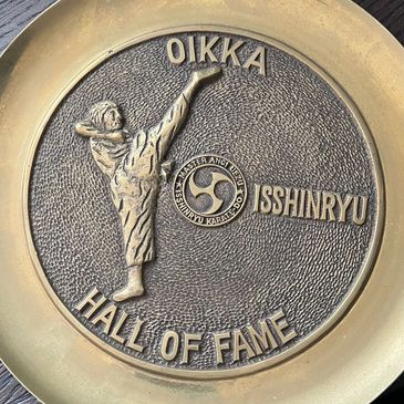 The Bronze Award at the Induction into The Karate Hall of Fame.