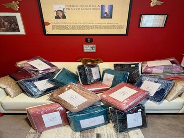 Providing blankets for the homeless and those in need.