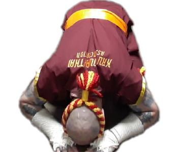 KRU NICK SENA MUAY THAI BORAN WAI KRU TEACHER RESPECT ไหว้ครู มวยไทยโบราณ