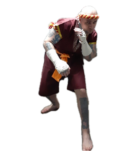 KRU NICK SENA MUAY THAI BORAN DEFENSE MAI RAP RAB ไม้รับ มวยไทยโบราณ