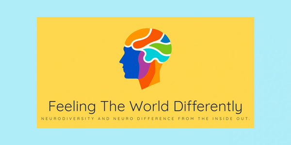 Colorful brain silhouette symbolizing neurodiversity and unique perception.