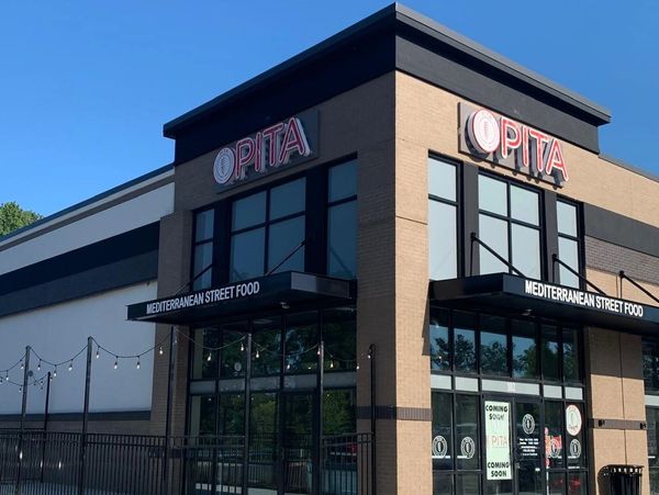 Outside Pita store