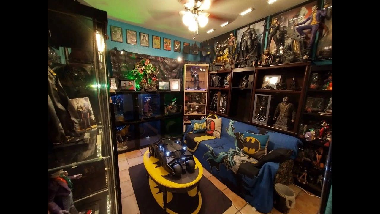 Batman hobby room is an altar