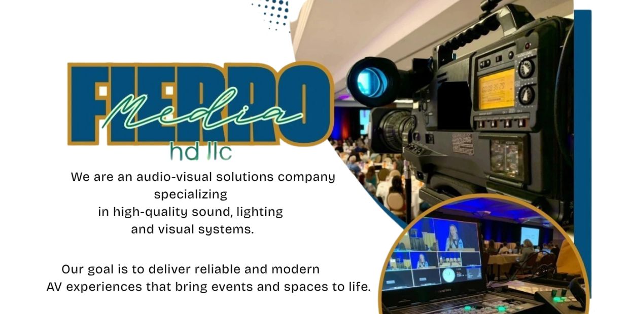Fierro Media hd llc offers audio-visual solutions with high-quality sound, lighting, and visual systems.