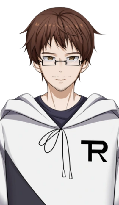 PNG of the VTuber "The R-Man"