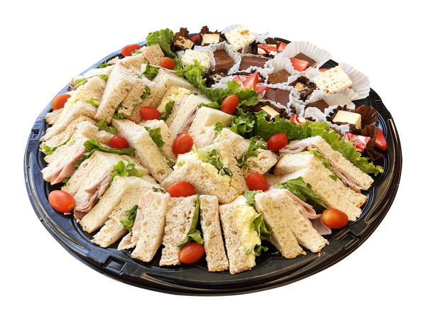 sandwich and dainty platter