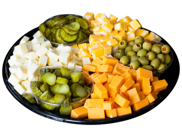 cheese and pickle platter