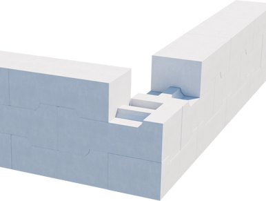 system 3 e A perlite building block