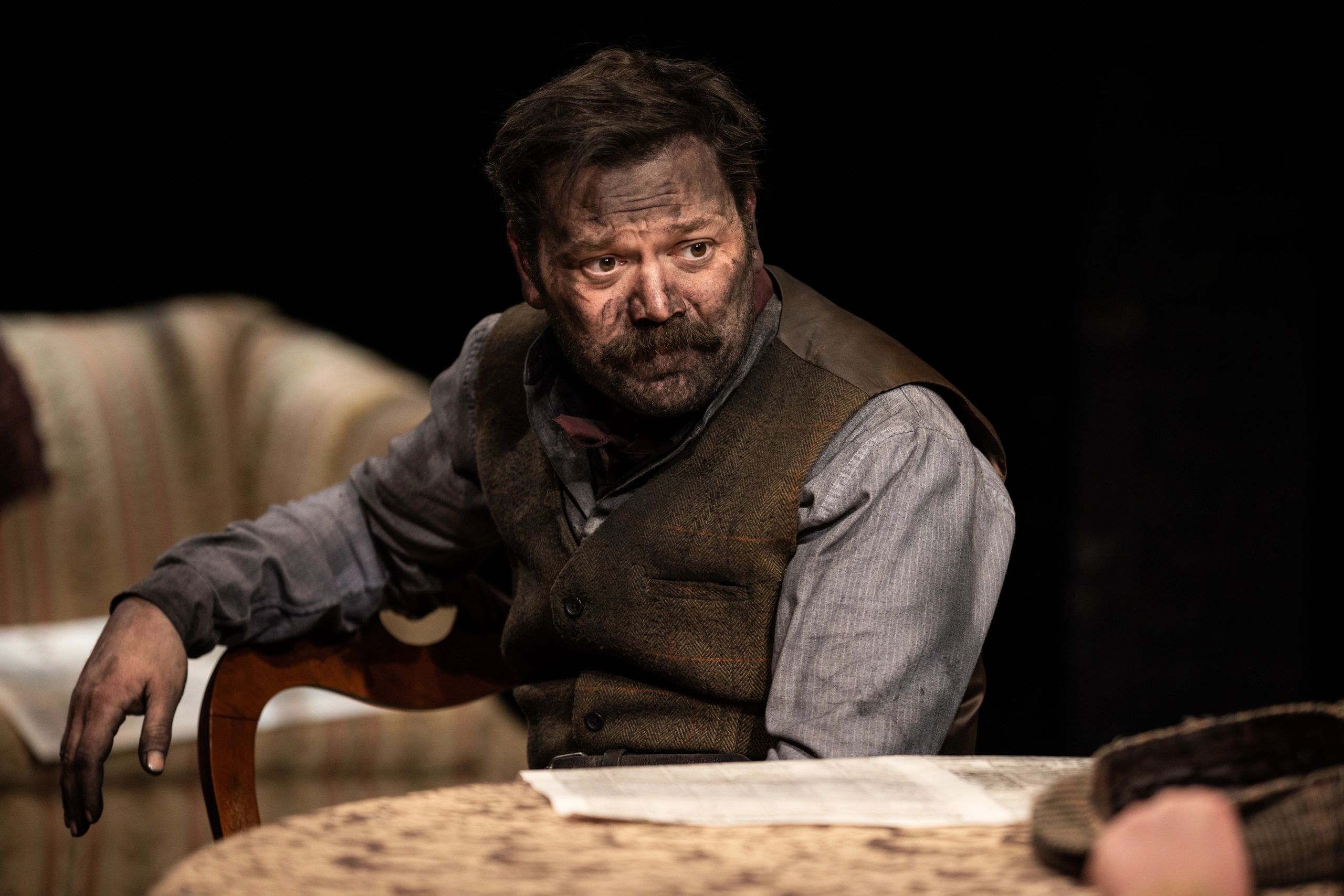 Tom as Luther in THE DAUGHTER-IN-LAW, Mint Theater Company at NY City Center. Photo Maria Baranova